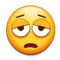Weary Face emoji on Samsung